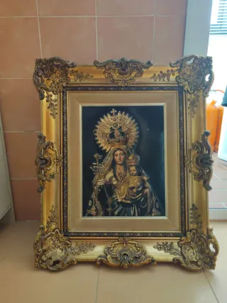 Cuadro Virgen María y Niño Jesús