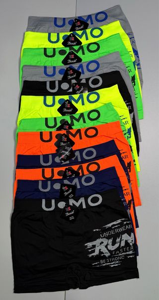 Lote 12 Calzoncillos Bóxer Hombre M/L