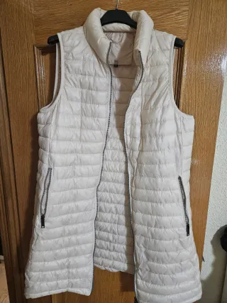 Chaleco acolchado Lefties crema Talla XL