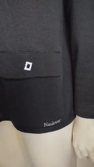 Chaqueta Naulover Negra Punto