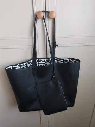 Bolso shopper DKNY negro