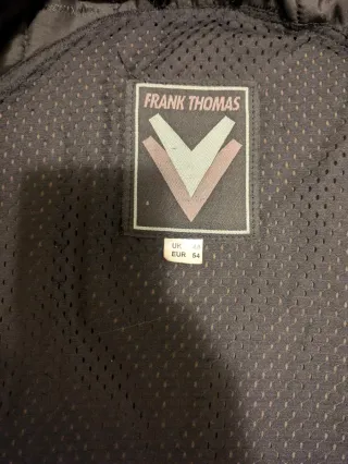 Tuta in pelle per moto due pezzi Frank Thomas