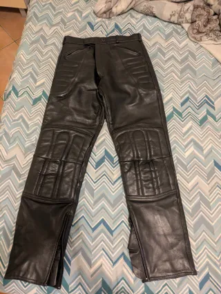 Tuta in pelle per moto due pezzi Frank Thomas