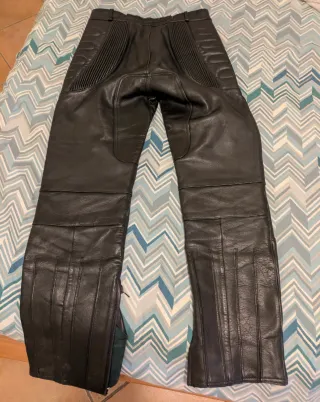 Tuta in pelle per moto due pezzi Frank Thomas