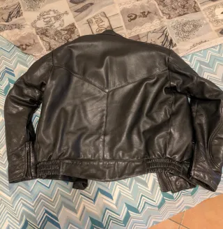 Tuta in pelle per moto due pezzi Frank Thomas