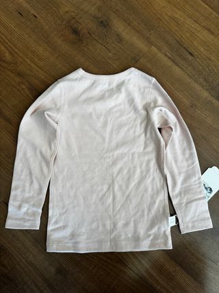 Camiseta manga larga niña rosa