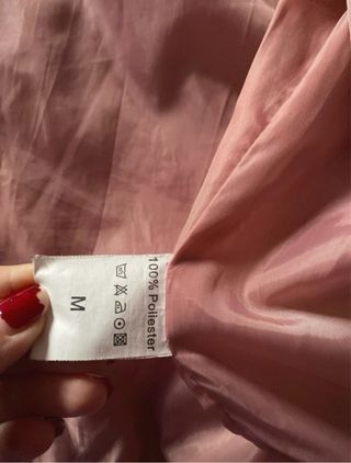 Cappotto in ecopelliccia sintetica rosa