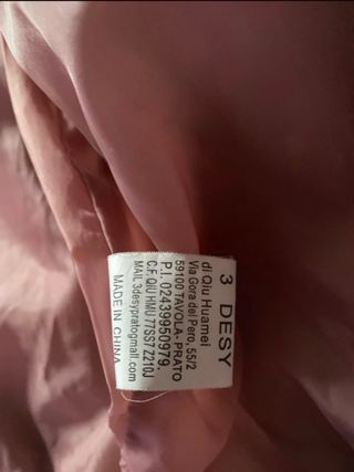 Cappotto in ecopelliccia sintetica rosa