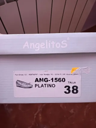 Bailarinas doradas Angelitos talla 38