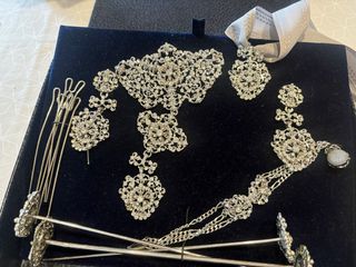 Aderezo Fallera Plata Adulto completo