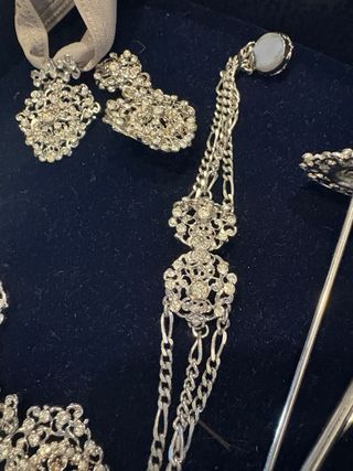 Aderezo Fallera Plata Adulto completo