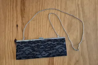 Bolso de mano Byou Brigitte encaje plateado