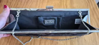 Bolso de mano Byou Brigitte encaje plateado