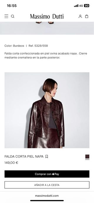 Falda Massimo Dutti sin estrenar