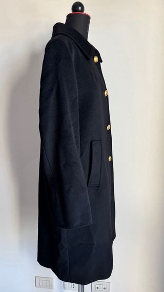 Cappotto Max Mara Lana Vergine Nero