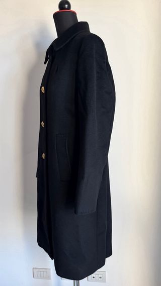 Cappotto Max Mara Lana Vergine Nero