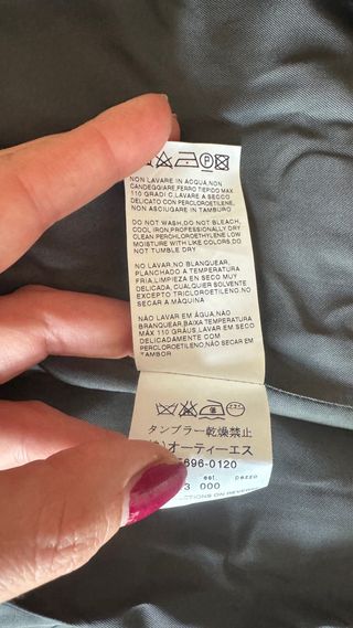 Cappotto Max Mara Lana Vergine Nero