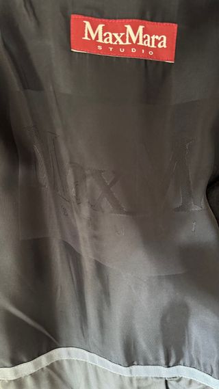 Cappotto Max Mara Lana Vergine Nero