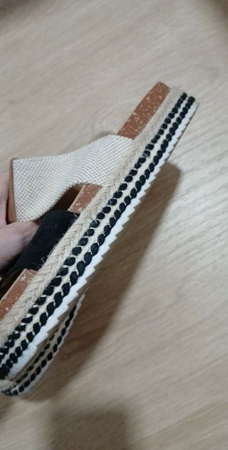 Sandalias Graceland Talla 36 Beige/Negro