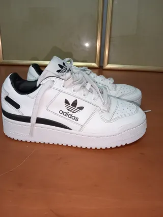 Zapatillas Adidas Forum Bold Junior Blancas