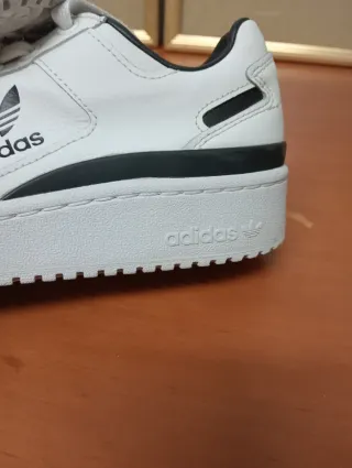 Zapatillas Adidas Forum Bold Junior Blancas