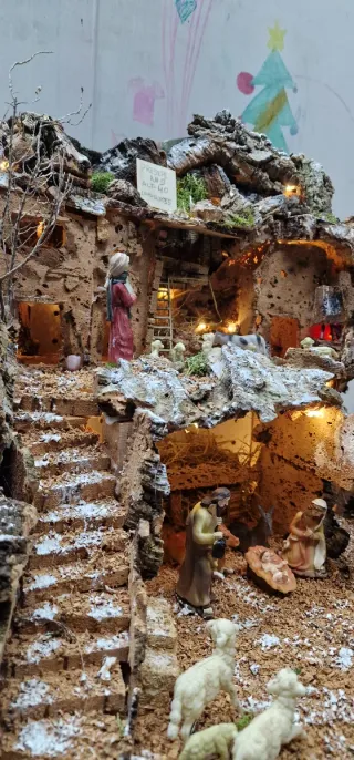 Presepe fatto a mano