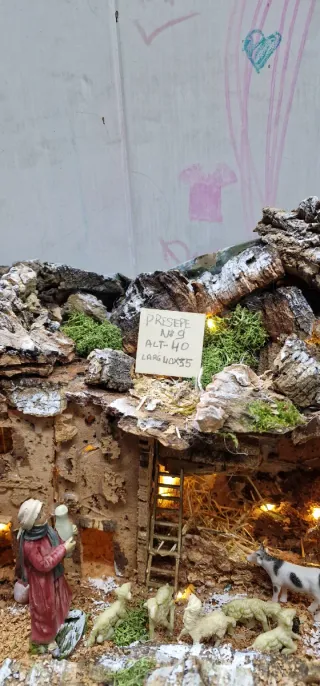 Presepe fatto a mano