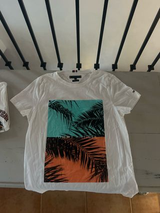 Camiseta Tommy Hilfiger Estampada Palmeras