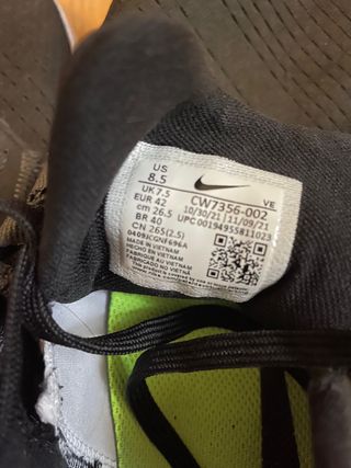 Zapatillas Nike Air Zoom Pegasus Negras