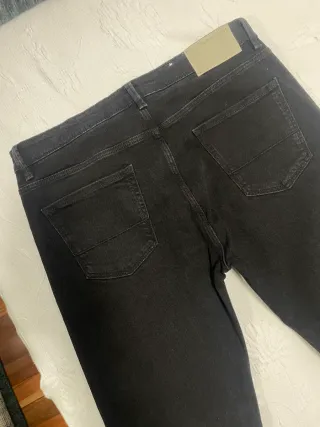 Pantalón vaquero negro Cortefiel Slim M