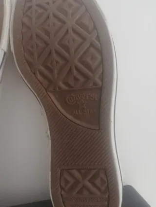 Converse Beige/Blanco Talla 41'5