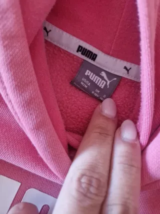 Sudadera Puma niña rosa
