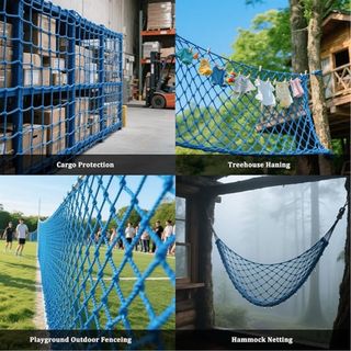 Red escalada LJBD poliéster azul 152x304 cm NUEVA