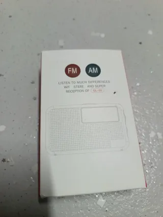 Radio FM/AM Portátil a pilas