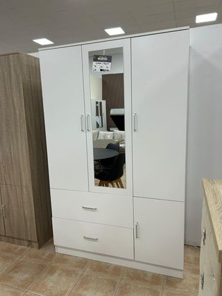 Armario con espejo 3 puertas + 2 cajones ¡nuevo!