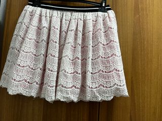 Vestito bambina bianco e fucsia