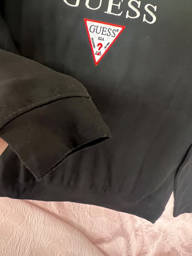 Sudadera Guess Talla XXL Negra Unisex