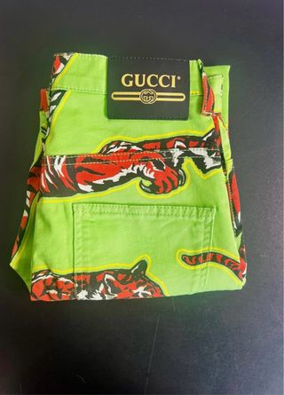 Pantaloni Gucci Tiger Pants animalier mujer nuevo