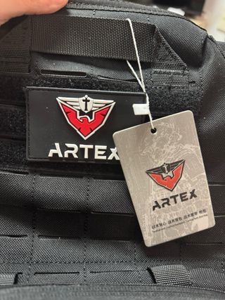 Chaleco Táctico para Airsoft marca ARTEX Negro.