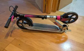 Patinete Oxelo infantil rosa y negro