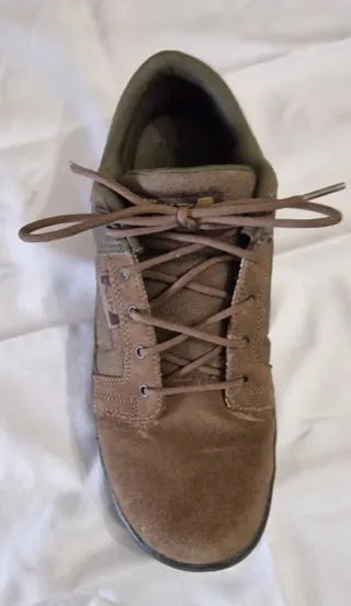 Zapatos Solognac Piel Marrones y Verdes