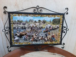 Azulejo Rociero Cruzando el Quema