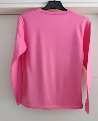 2 Camisetas térmicas mujer rosa y azul Talla M