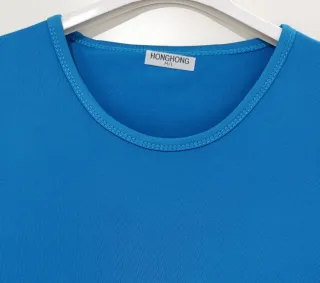 2 Camisetas térmicas mujer rosa y azul Talla M