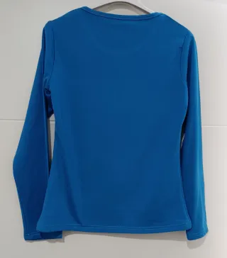 2 Camisetas térmicas mujer rosa y azul Talla M