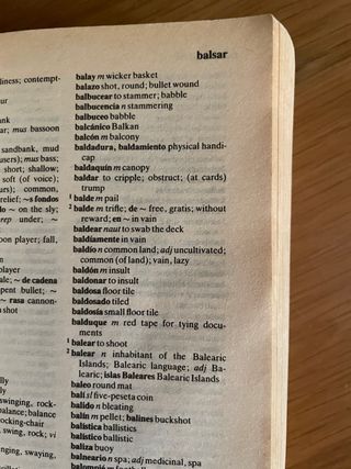 Diccionario inglés español - español ingles