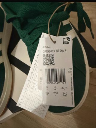 Zapatillas Adidas Verde Talla 39.5