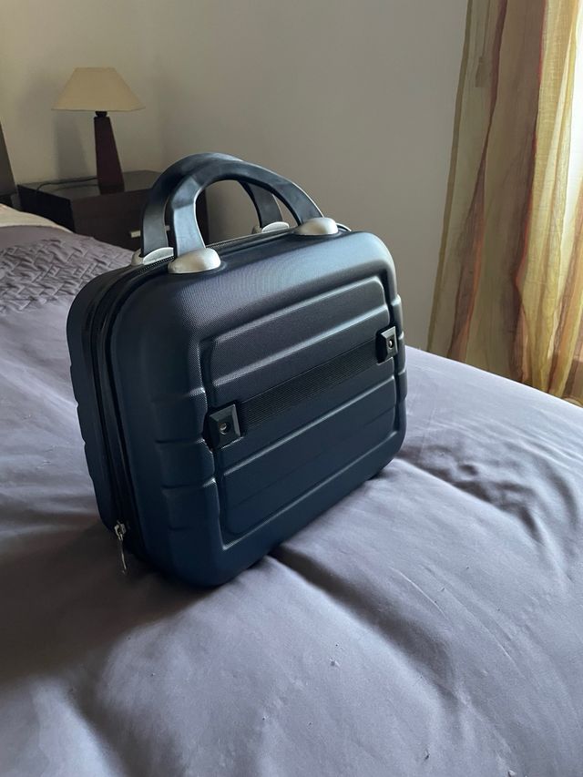 Maleta/bolso rígido azul