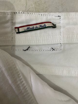 Jeans bianchi taglia 54