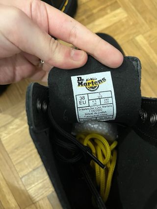 Botas Dr. Martens Plataforma Negras